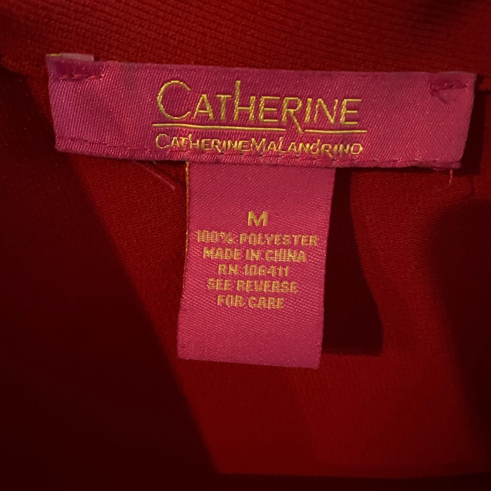 Catherine Malendrino Blazer Red Medium